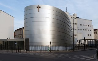 Un grand « huit », symbole infini de la nouvelle église de Saint-Denis - Batiweb
